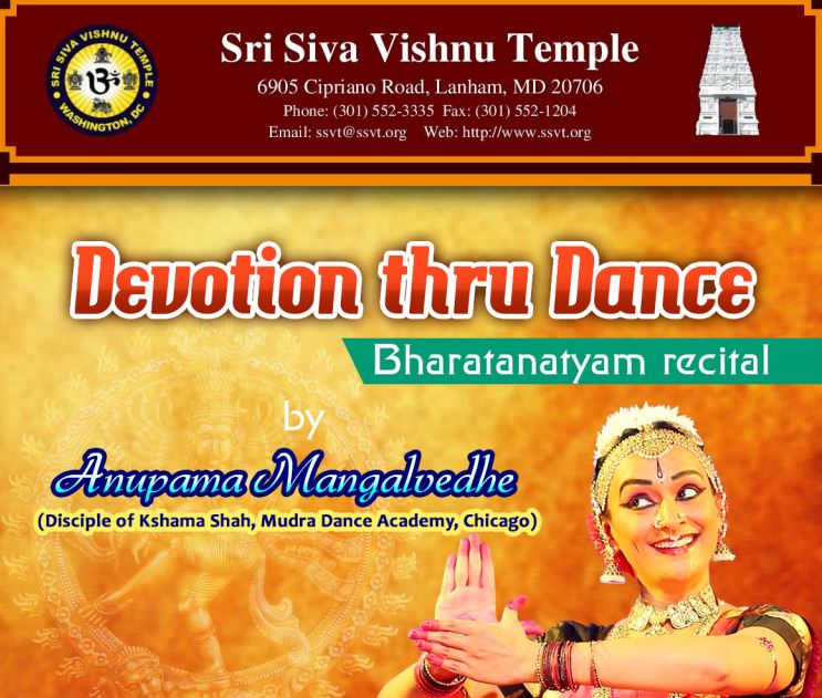 Devotion through Dance-Bharatanatiyam Recital.